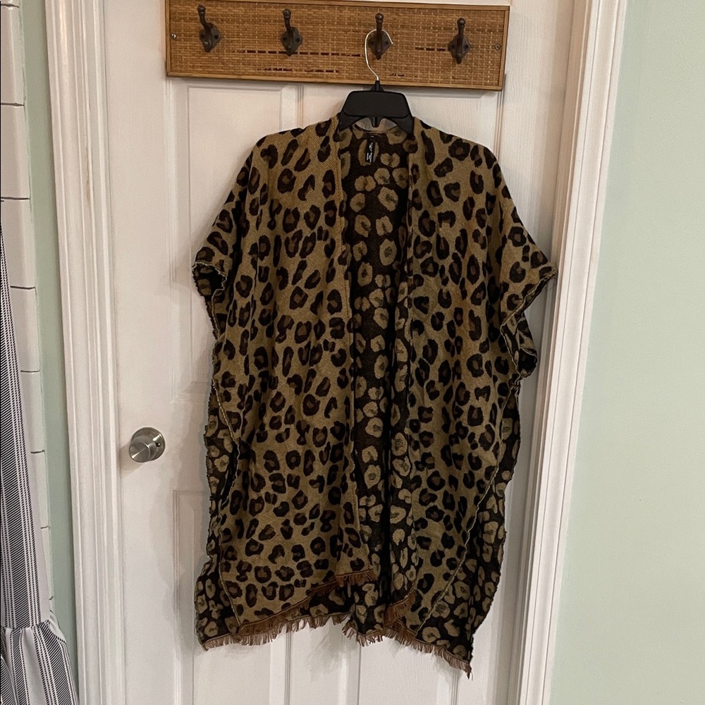 Leopard Print Women's Cape